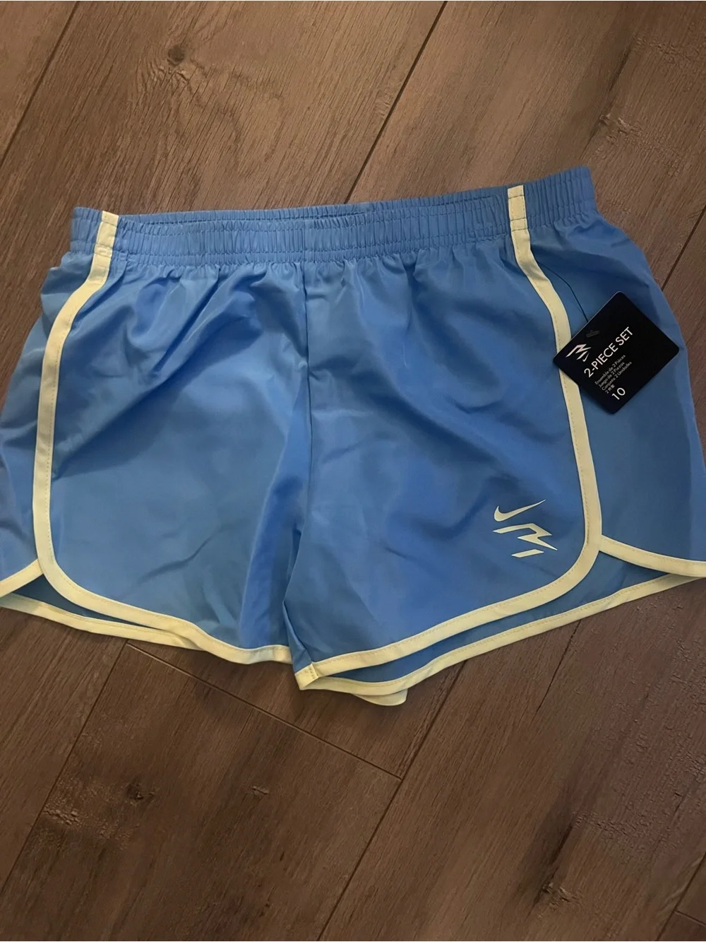 Nike Two-Piece Active Set - Lime Green & Sky Blue